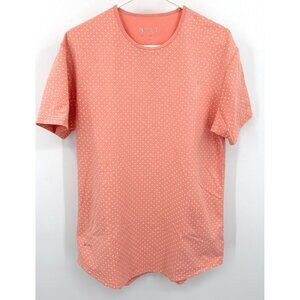 BYLT Mens‎ Premium Basics Drop Cut Lux T Shirt Men's L Pink Short Sleeve